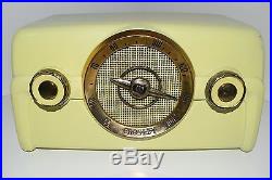Retro Vintage Crosley Dashbord Tube Radio 10-137 Chartreuse Lime Green Bakelite