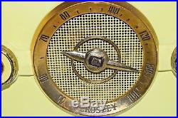 Retro Vintage Crosley Dashbord Tube Radio 10-137 Chartreuse Lime Green Bakelite