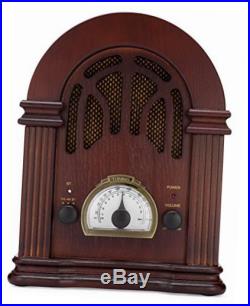 Retro am/fm radio with bluetooth classic wooden vintage retro style speaker