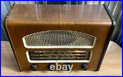 Rolland Model 445 Vintage 1950s Tube Radio U. K Made Working Order