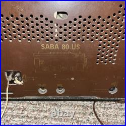 SABA Konigsfeld 14 Vintage German Tube Radio Tested And Working Good Condition