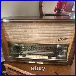 SABA Meersburg Vintage Tabletop Tube Radio, Shortwave, Wood Cabinet