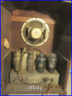 SALE! Vintage Rare Art Deco 1930's Emerson Tombstone Radio for restoration