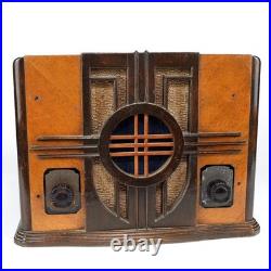 SHARP Vacuum Tube Radio Receiver Antique Analog Power On Only Untested Vintage SHARP Vacuum Tube Radio Receiver Antique Analog Power On Only Untested Vintage