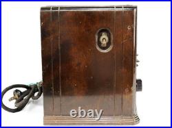 SHARP Vacuum Tube Radio Receiver Antique Analog Power On Only Untested Vintage SHARP Vacuum Tube Radio Receiver Antique Analog Power On Only Untested Vintage