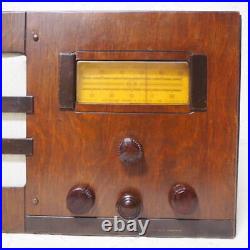 SHARP Vacuum Tube Radio Working KM1 Type Vintage Antique Retro JAPAN JP