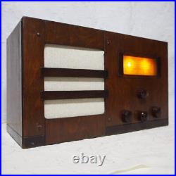 SHARP Vacuum Tube Radio Working KM1 Type Vintage Antique Retro JAPAN JP