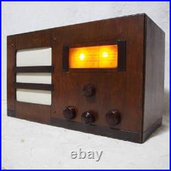 SHARP Vacuum Tube Radio Working KM1 Type Vintage Antique Retro JAPAN JP