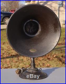 SUPERB VTG (1925) Atwater Kent Model H Tube Radio Horn Speaker ONE OWNER