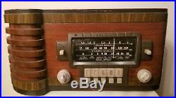 SUPER RARE 1940's VINTAGE ZENITH TUBE AM/SHORTWAVE RADIO MODEL # 7S432