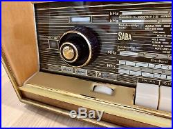 Saba wildbad 100, Year 1959, German Vintage Tube Radio, Fully Restored