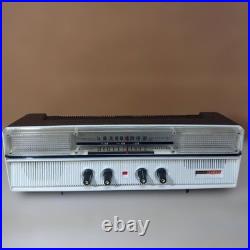 Sanyo Sf-49 Vacuum Tube Radio 2-speaker 5-tube Superheterodyne Deluxe Vintage