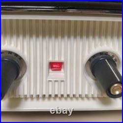 Sanyo Sf-49 Vacuum Tube Radio 2-speaker 5-tube Superheterodyne Deluxe Vintage