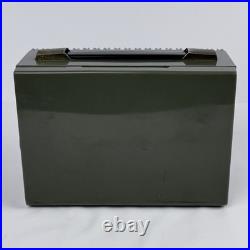 Sentinel 1U-345P Portable Tube Radio 1952 AM Works Sage Green Mid Century