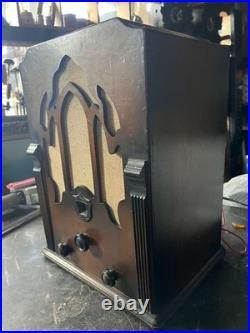 Showa Era Retro Radio Vacuum Tube Radio Singer Radio Vintage Am/fm Receiver