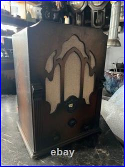 Showa Era Retro Radio Vacuum Tube Radio Singer Radio Vintage Am/fm Receiver