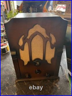 Showa Era Retro Radio Vacuum Tube Radio Singer Radio Vintage Am/fm Receiver