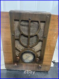 Silvertone #1805 Tombstone Radio Original As Found 1935 Ohio Vintage