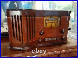 Silvertone 6230 vintage tube tuning eye radio