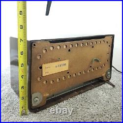 Silvertone Tube Radio 3004 AM Bakelite Tabletop Sears Vintage 1950's Working
