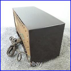 Silvertone Tube Radio 3004 AM Bakelite Tabletop Sears Vintage 1950's Working