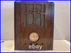 Silvertone Tube Radio Model 4524 Vintage 1930's Untested P/R