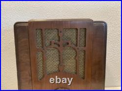 Silvertone Tube Radio Model 4524 Vintage 1930's Untested P/R