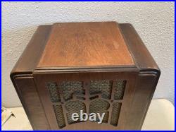 Silvertone Tube Radio Model 4524 Vintage 1930's Untested P/R