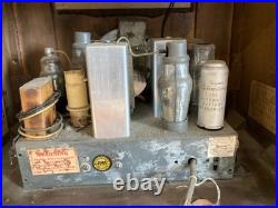 Silvertone Tube Radio Model 4524 Vintage 1930's Untested P/R
