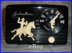Silvertone Vintage Cowboy Roy Rogers Tube Radio 1951 Works