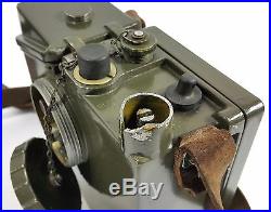 Small Vintage Military Radio R126 P126 Antenna Headset Russian Soviet Army Tube