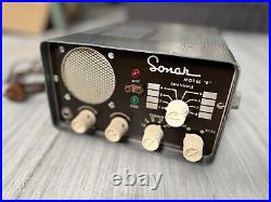Sonar Model E Vintage Tube CB Radio -REFURBISHED Inside & Out