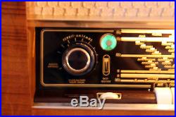 Splendid! GRAETZ Spitzen Super 163W Vintage Tube Radio EL12 MW KW UKW Valve Amp