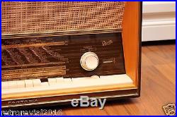 Splendid! Mint! GRAETZ Fantasia 1022 Stereo Vintage Tube Radio 13x Tubes 4xEL95