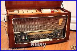 Splendid! Restored! Tefifon T573 German Vintage Tube Radio + Tefi Player 1950s