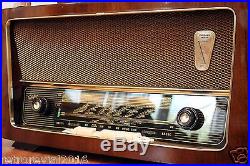 Splendid! Restored! Tefifon T573 German Vintage Tube Radio + Tefi Player 1950s
