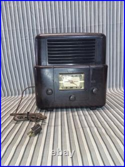 Stewart-Warner 206FA Bakelite Tube Radio 1940s Vintage Powers On Collectible