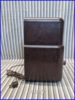 Stewart-Warner 206FA Bakelite Tube Radio 1940s Vintage Powers On Collectible