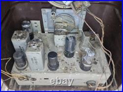 Stewart-Warner 206FA Bakelite Tube Radio 1940s Vintage Powers On Collectible