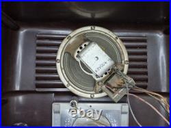 Stewart-Warner 206FA Bakelite Tube Radio 1940s Vintage Powers On Collectible