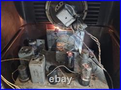 Stewart-Warner 206FA Bakelite Tube Radio 1940s Vintage Powers On Collectible