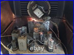 Stewart-Warner 206FA Bakelite Tube Radio 1940s Vintage Powers On Collectible