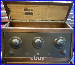 Stewart Warner Vintage Radio Model 305 Non-working With Tubes