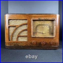Stromberg Carlson 301-07 Vintage Tube Radio 1939 Wood Table Radio Works