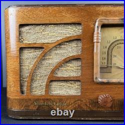 Stromberg Carlson 301-07 Vintage Tube Radio 1939 Wood Table Radio Works