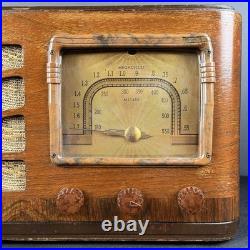 Stromberg Carlson 301-07 Vintage Tube Radio 1939 Wood Table Radio Works