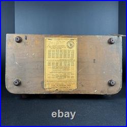 Stromberg Carlson 301-07 Vintage Tube Radio 1939 Wood Table Radio Works