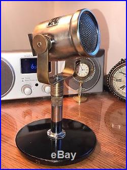 Super Rare 40's Melodynamic 75A Microphone -Vintage with Stand