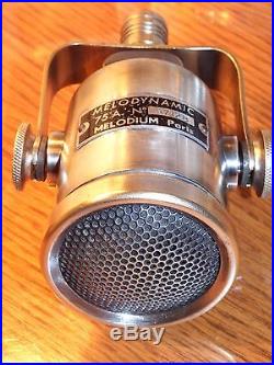 Super Rare 40's Melodynamic 75A Microphone -Vintage with Stand