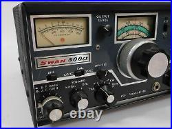 Swan 500CX Vintage Tube Ham Radio SSB Transceiver (dirty, untested)